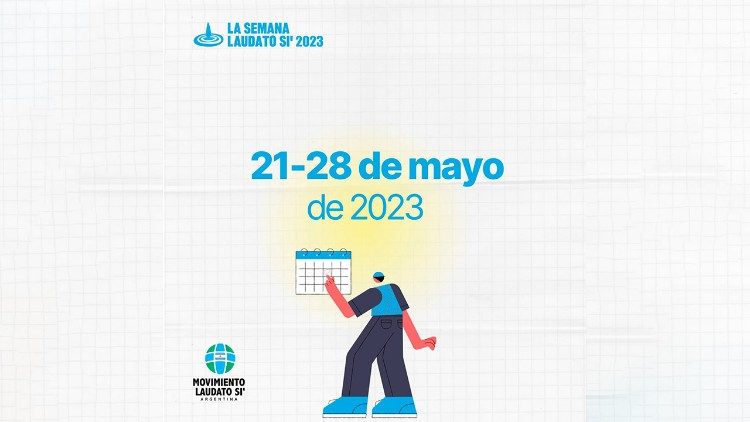 Una de las gráficas preparadas por el Movimiento Laudato si' en Argentina.