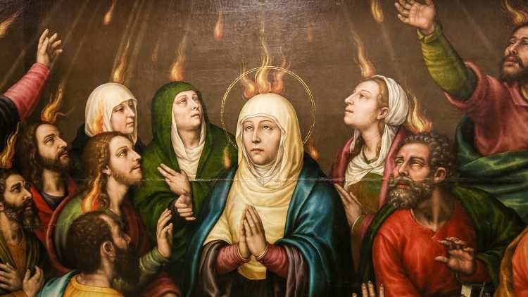 Jerozolima: uroczystości Pięćdziesiątnicy na Syjonie