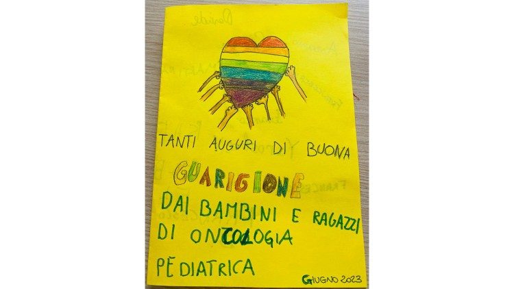 La lettera dei piccoli pazienti del Gemelli al Papa