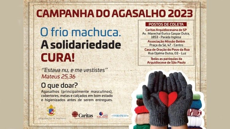 Campanha em prol dos ‘irmãos de rua’