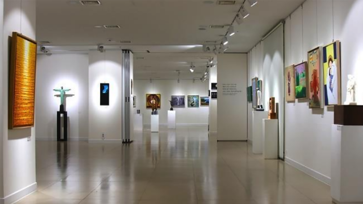 Exposição inspirada na encíclica Laudato si' e montada na Galeria 1898, no distrito de Myeongdong, em Seul.