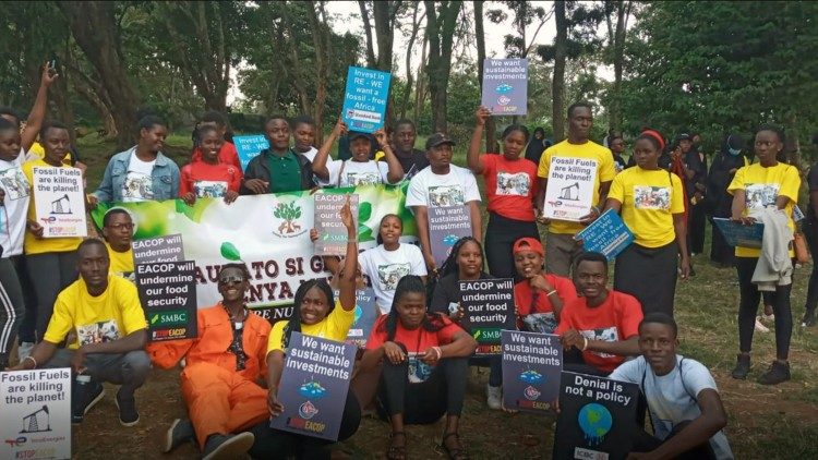 Brother Ben and the Stop EACOP activists