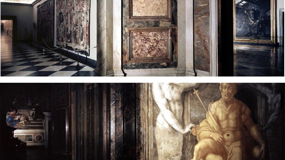 Alain Fleischer L’Eternel et l’Infini, 2015 Stampa fotografica su carta ai sali d’argento / Gelatin silver print on paper Musei Vaticani, Collezione d’Arte Contemporanea, invv. 74357, 74360 Foto © Governatorato SCV, Direzione dei Musei e dei Beni Culturali