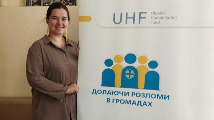 Hanna Homeniuk , responsabile del progetto di peacebuilding di Caritas Ucraina Superare le fratture nelle comunit