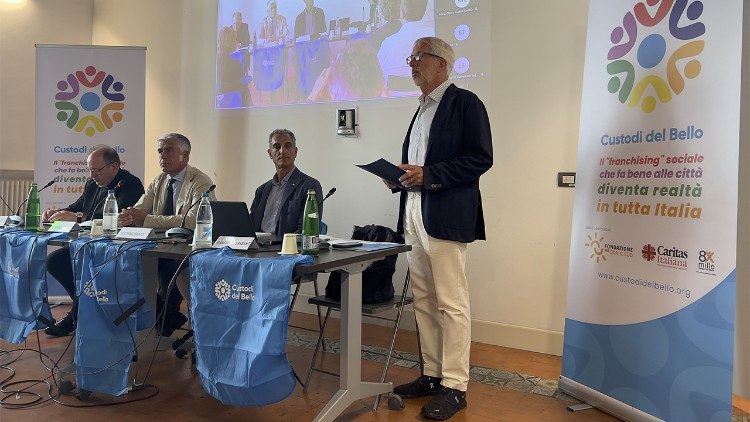 la presentazione de "I custodi del Bello", un progetto di Caritas Italiana e Fondazione Con il Sud