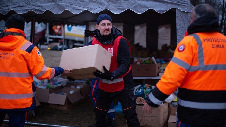Caritas staff and volunteers in Ukraine