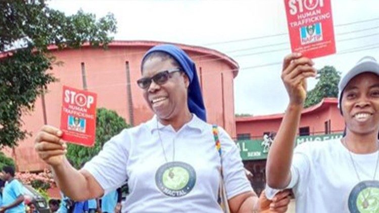 Sr. Philomena Okwu (Nigeria) - leader of a team of religious women whose centre and shelter rehabilitate and reintegrates trafficked women into society