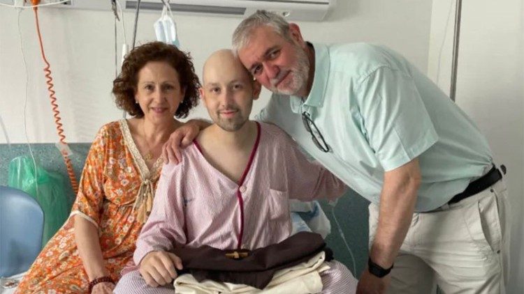 The late Br. Pablo Alonso with his parents