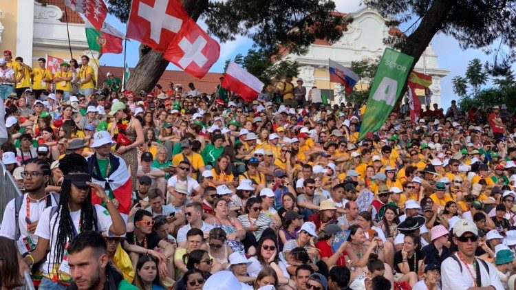 Giovani alla Gmg di Lisbona