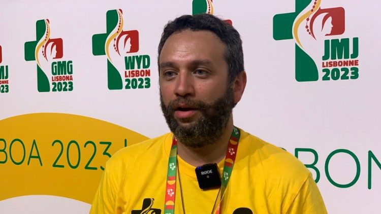 Fadi Creta, WYD volunteer from Egypt (Vatican Media)