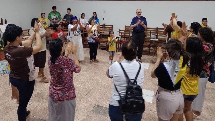 L'accoglienza al cardinale