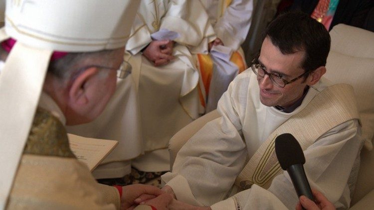 Don Salvatore Mellone il giorno dell'ordinazione