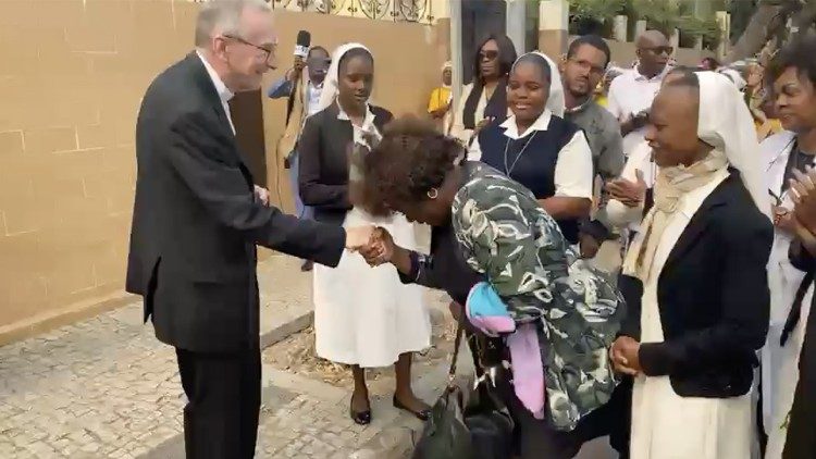 Cardinal Pietro Parolin in Angola.