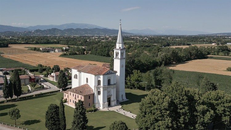 Il santuario di Cendrole, nei pressi di Riese, citt natale di Pio X