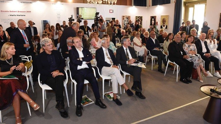 Il pubblico nello Spazio Cinematografo per la consegna del Premio Bresson 2023