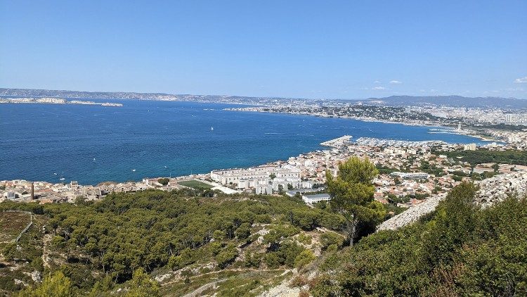 Una veduta della citt di Marsiglia