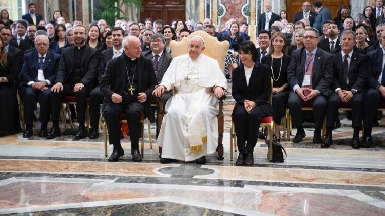MAP Francis' audience with rectors of Latin American universities