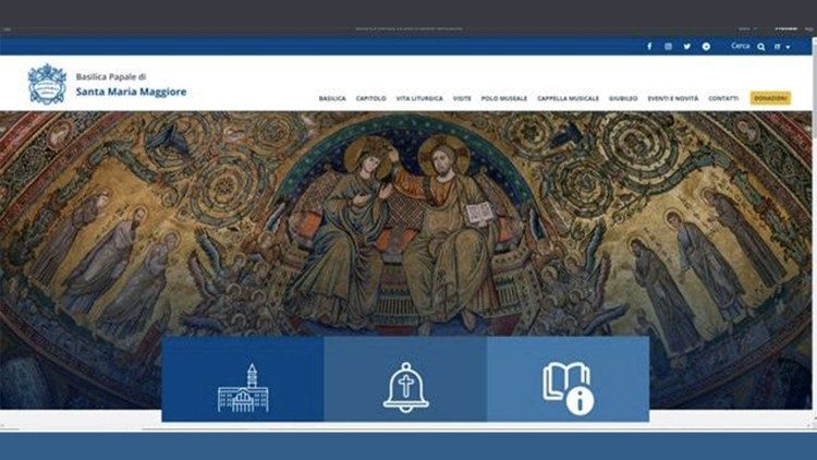 Il nuovo sito web della Basilica di Santa Maria Maggiore