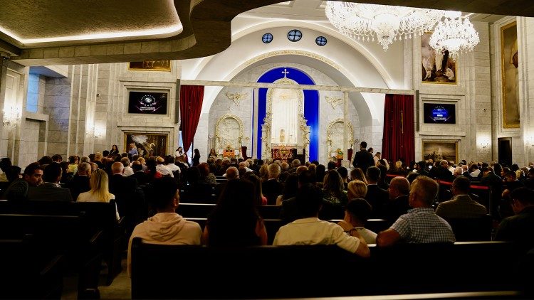 At the opening of the Syriac Orthodox Church of St Ephrem in Istanbul