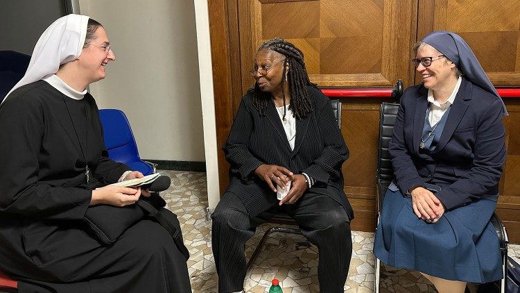 Sr Nina and Sr Bernadette admit that they sing Sister Act songs to Whoopi Goldberg