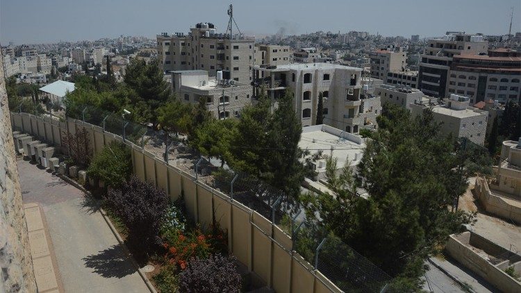 View of the Separation Wall from the roof terrace of the Combini Missionary Sisters' convent ?Luca Farrace