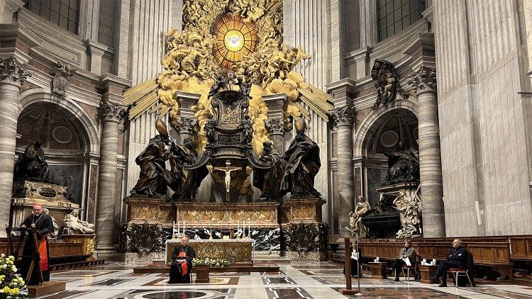 Un momento della Lectio Petri