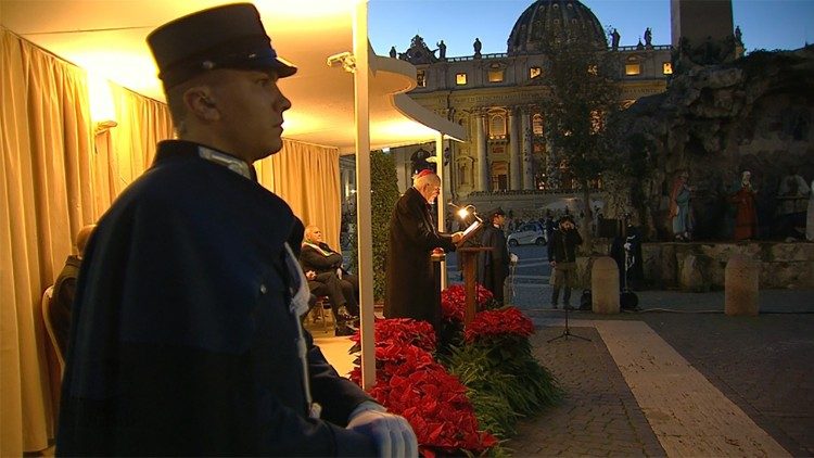  Il cardinale Fernando Vérgez Alzaga apre la cerimonia di inaugurazione