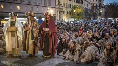 Dal Papa più di 1.500 figuranti dei presepi viventi italiani